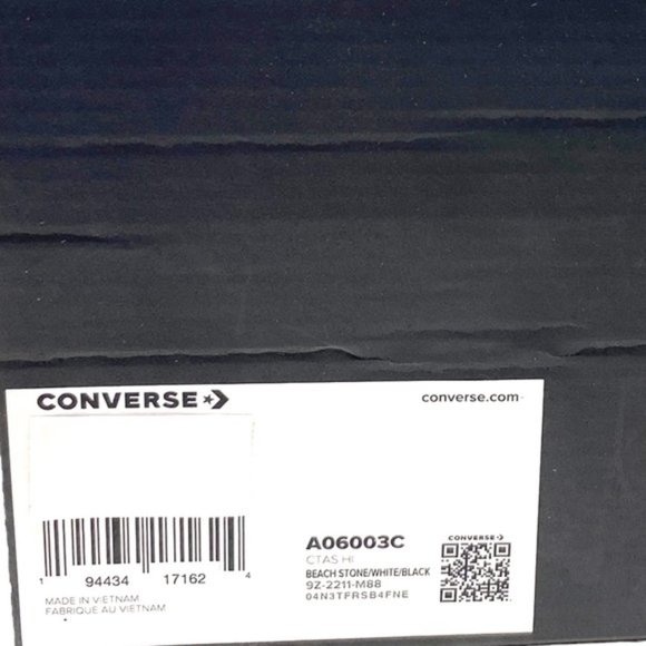 Converse Ctas High Top Shoes Men’s Size White Beach Stone Canvas Skate A06003C - Picture 2 of 11